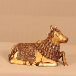 Brass Nandi Statue