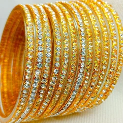 Golden Glass Bangles