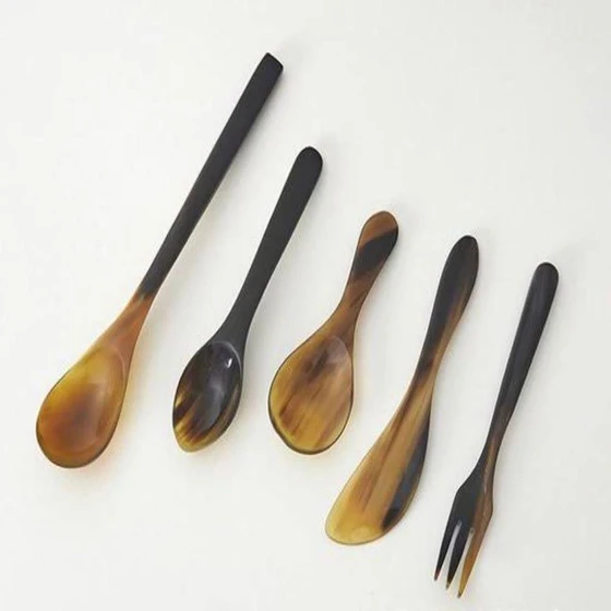 Natural Ox Horn Spoon — Eco friendly home wedding gift