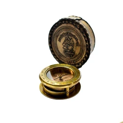 Antique Brass Compass
