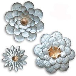 Galvanized Metal Flower