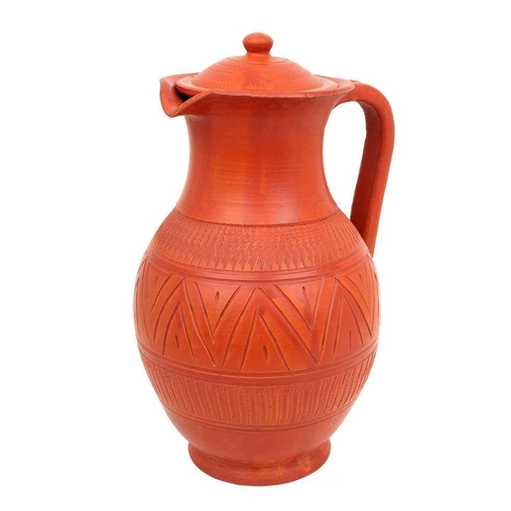 Earthen Jug Set Clay — Ceramic Enamel Material