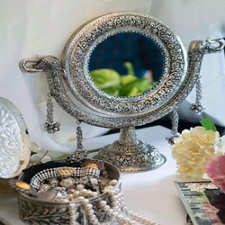 Silver Antique Mirror
