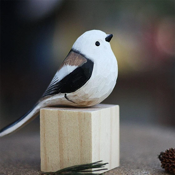 Bird Wooden Figurines — Modern style digital printing