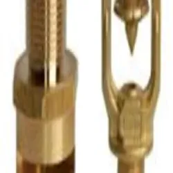 HD Medium Velocity Water Spray Nozzle, Finishing Brass, Nickle Plated