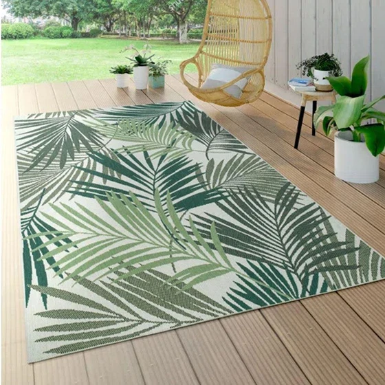 Outdoor Square Rugs — Polyester 6x4 feet size