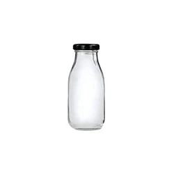 Milk Bottles Cylindrical Glass 