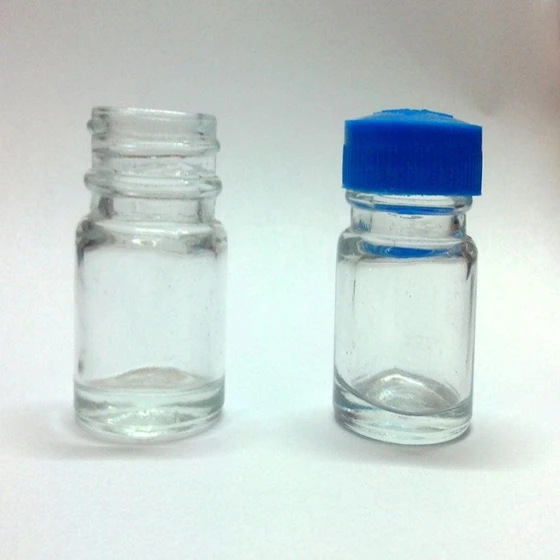 Glass Balm Bottles — Transparent 10 gm capacity
