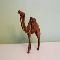Camel Wooden Statues