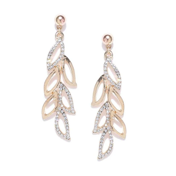 Party Wear Earing — Vintage style crystal stone