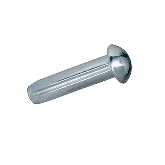 Round Groove pin — Polished finish mild steel material