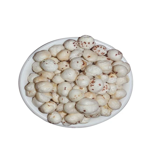 Makhana White Flake — Natural flavor round shape