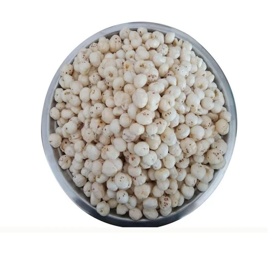 White Organic Makhana Flake — Light white heathy usage