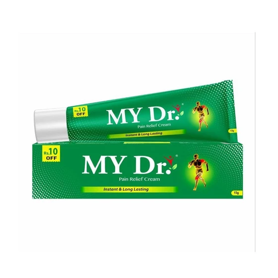 Relief Pain Cream — Plastic material menthol
