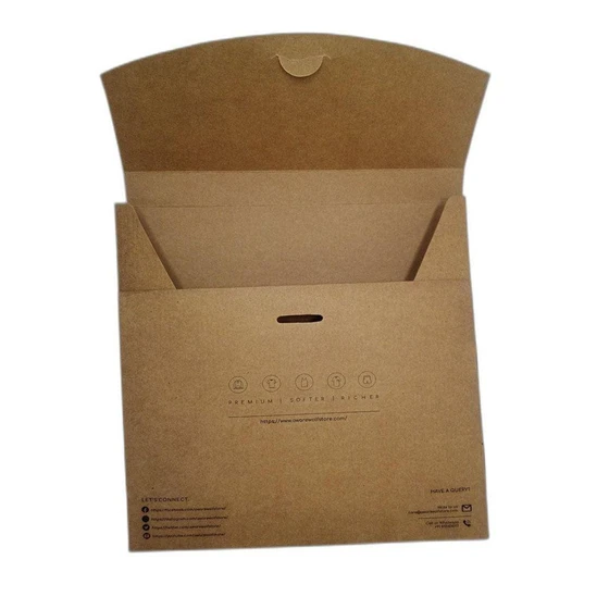 Shirt Packaging Boxes — Gift usage brown color