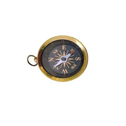 Brass Mini Pocket Compass