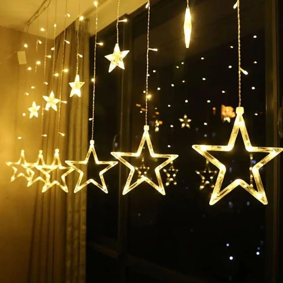 Star Shaped Led Light — Round aromatic candle type