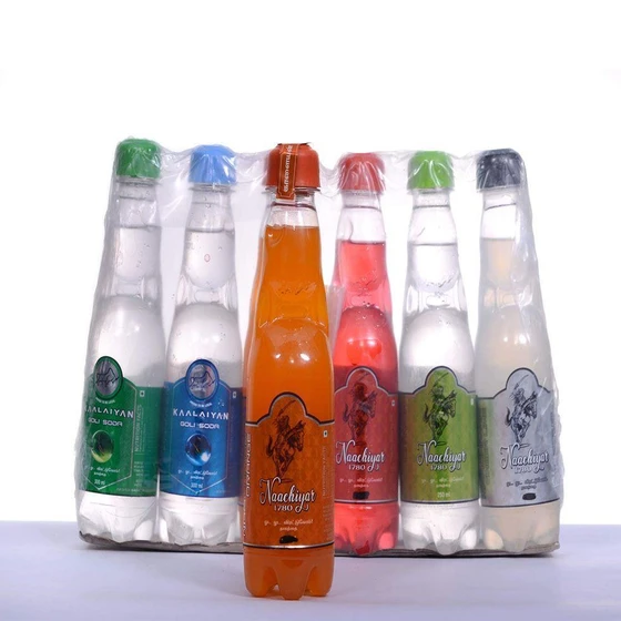 Goli Soda Drink — Lemon flavor bottle packaging type