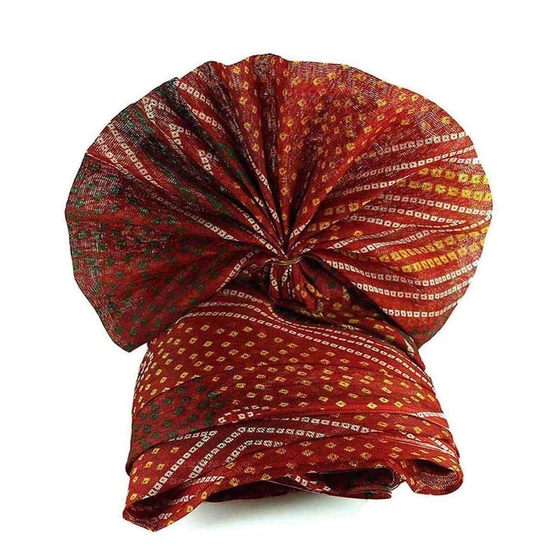 Polyester Rajasthani Turban — Wedding wear competition