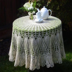 Plain Crochet Tablecloth