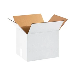 White Corrugated Box