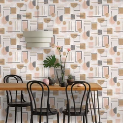 Geo Coral Wall Coverings