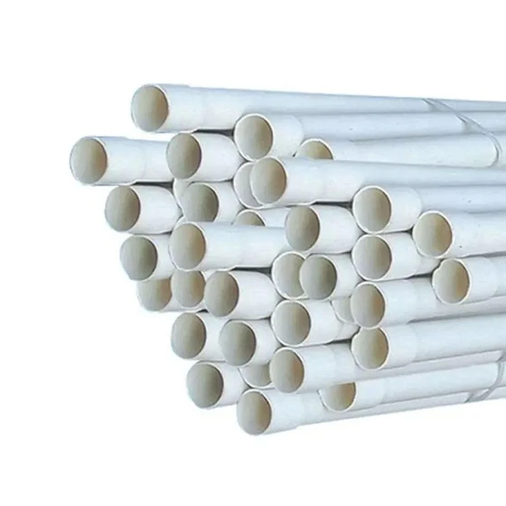 Strong Plastic Conduit Fittings — Black color