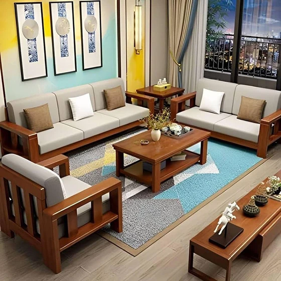 Wooden Sofa Set — Amazing designs for living room