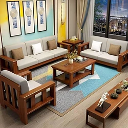 Wooden Sofa Set