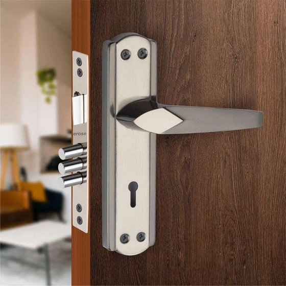 Polished Mortise Door Handles — Perfect strength