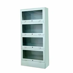 Steel Glass Book Rack