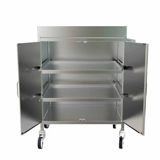 Stainless Steel Cabinet Trolley — Using high grade