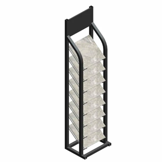 Tiles Display Rack — Marble stone quartz panel
