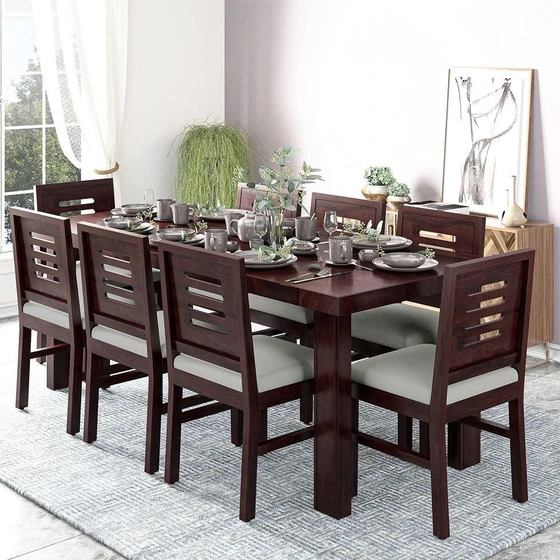8 Seater Dining Table Sets — Round shapes standard size