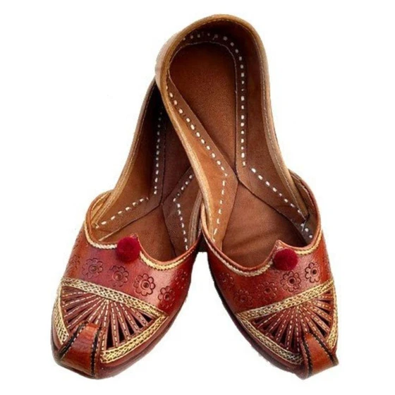 Punjabi Ladies Jutti — Multiple colors hand embroidered
