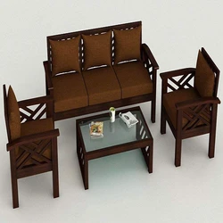 Ss Wooden Sofa Set