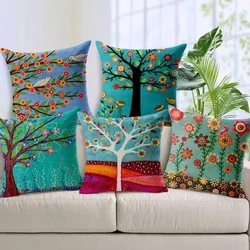 Multicolor Cushion Sofa Cover