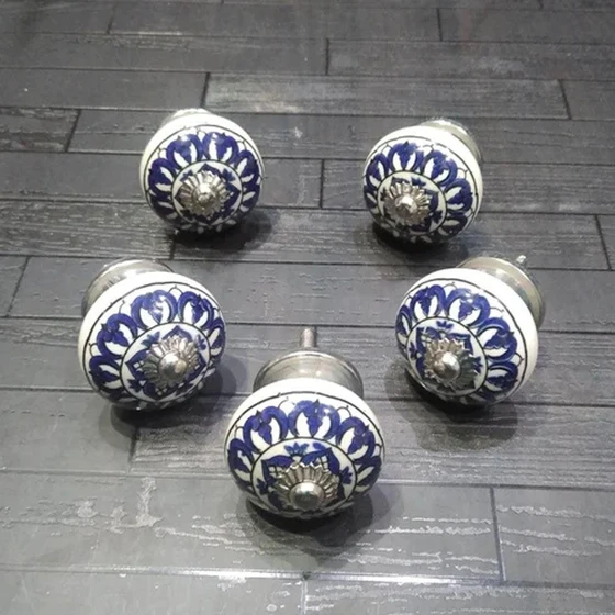 Ceramic Drawer Knob — Matt finish multicolor