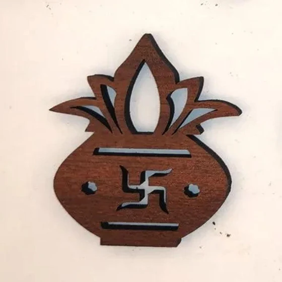 Wood Religious Craft — Decoration usage 6x6 cm dimension