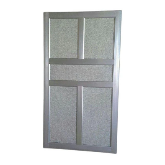 Polished Aluminium Door — Building home usage