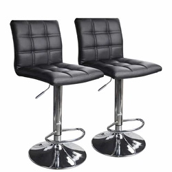 Leather Back Stool
