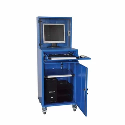Steel Computer Trolley