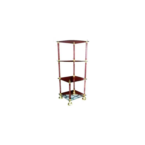 Polished Corner Rack — Four Layers Folding Rack