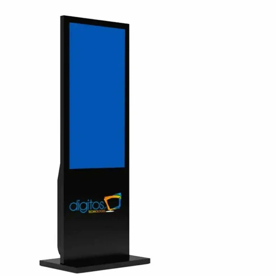 Black Digital Standee — Support Remote Control