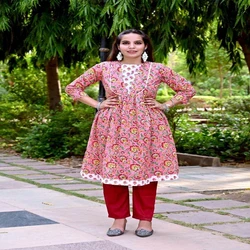 Cotton Anarkali Kurti