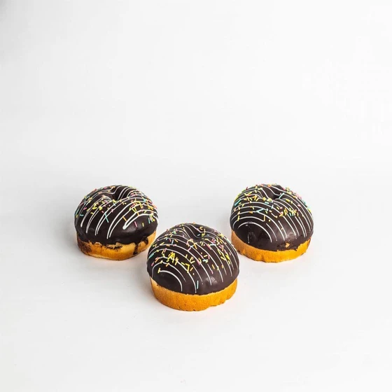 Taste Chocolate Donuts — Baking powder granulated sugar