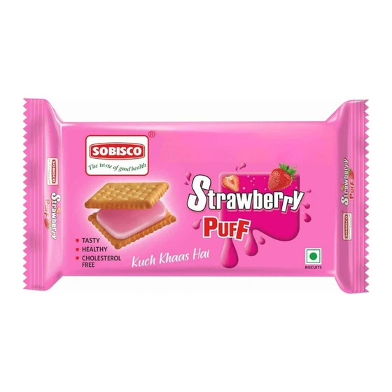 Strawberry Cream Biscuit — Creamy tasty flavour