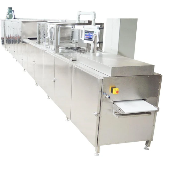 Chocolate Injection Machine — Cooling tunnel integrated