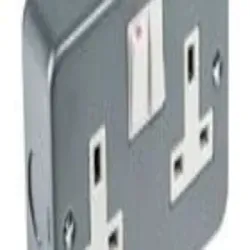 5 Pin Non Modular Switch Socket pc, Packing Size 20 Pcs