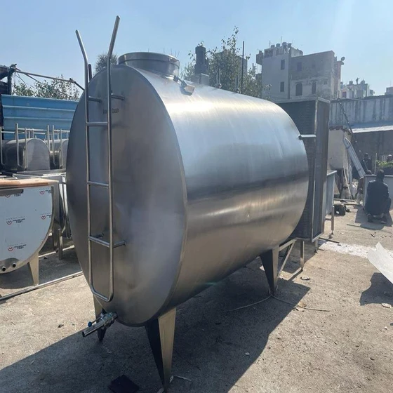 Milk Bulk Cooler — Stainless steel flexible cylinder